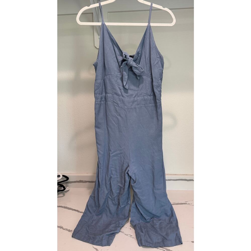 Wranlger Retro Women's Blue Romper Strappy‎ with Pants Size Large